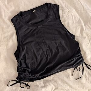 Lululemon Cinch It Up Tank Top Black Size 6
